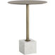 Kata White Marble Bar Table